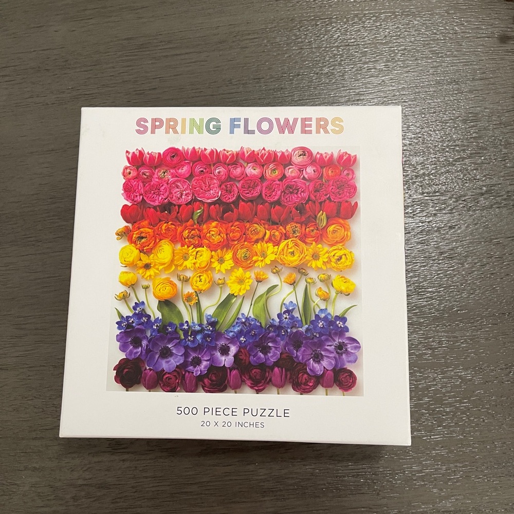 Vibrant Floral 500 Piece Puzzle